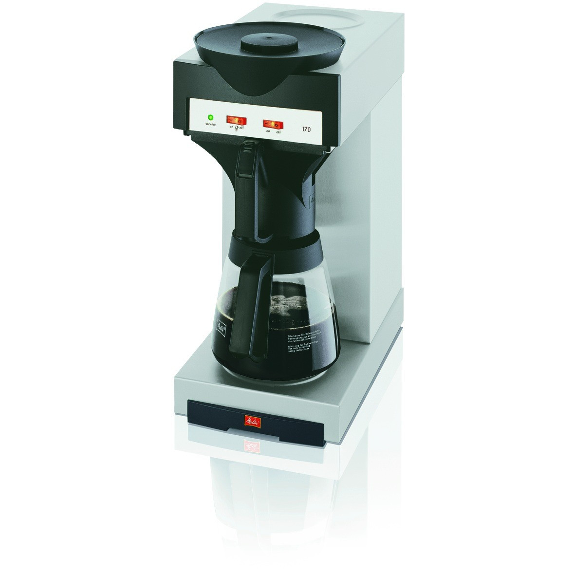 Filterkaffeemaschine mit 1,8 L Glaskanne